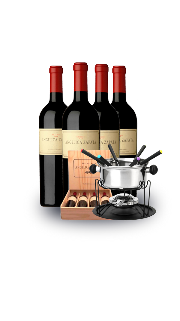 Kit 4 Vinhos Angélica Zapata Cabernet Sauvignon + Kit Fundoe